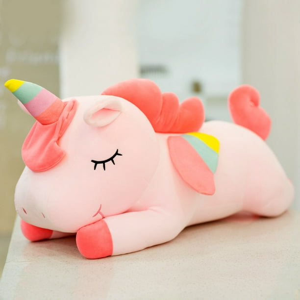 Animal de peluche de unicornio de 8 pulgadas, bonito juguete de peluche  para niñas de 3 a 8 años, regalo de cumpleaños suave para bebés, niños