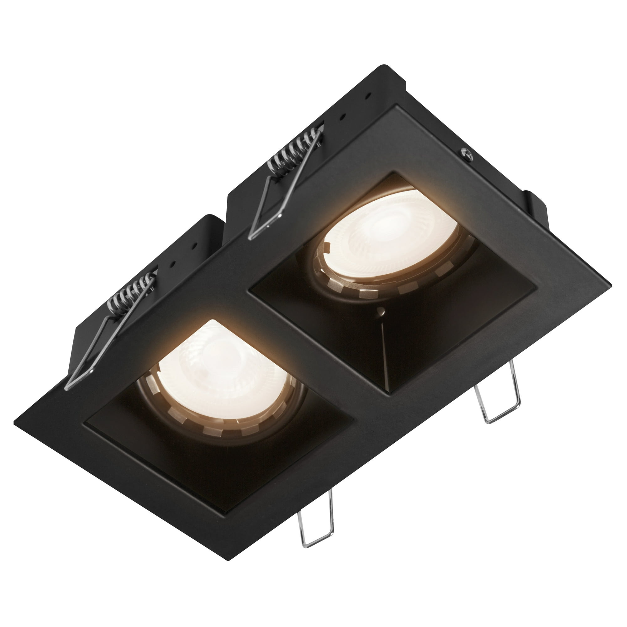 Bossini Alcachofa de ducha 4 luces LED con luz cúbica