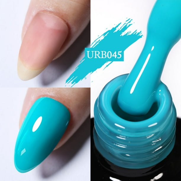 UR SUGAR 7ml Brillo reflectante Goma Base Gel Esmalte de uñas Botella de  vidrio Lentejuelas brillantes Soak Off Gel UV para manicura Dengxun unisex