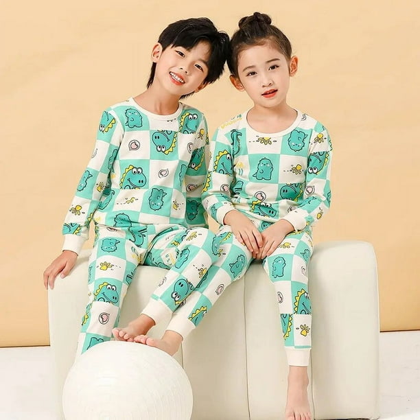 Conjunto de pijamas de Navidad para niños y niñas, ropa de dormir para  adolescentes, 2 piezas, 6, 8, 10 y 12 años