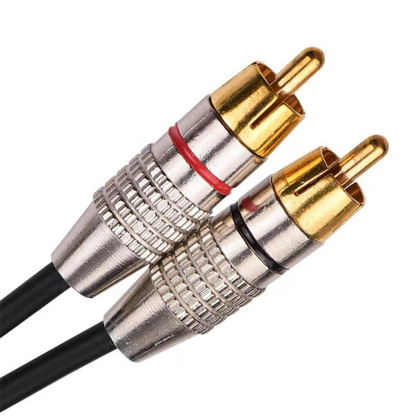 Cable Estéreo de Subwoofer 2RCA, Divisor en Y con Conector para Auriculares  de Baoblaze