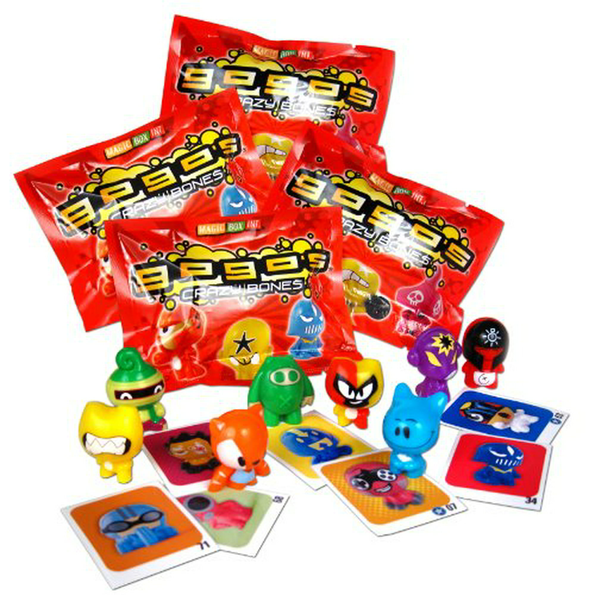  GoGo's Crazy Bones - Serie 2 (4 paquetes de 3 piezas) : Juguetes  y Juegos