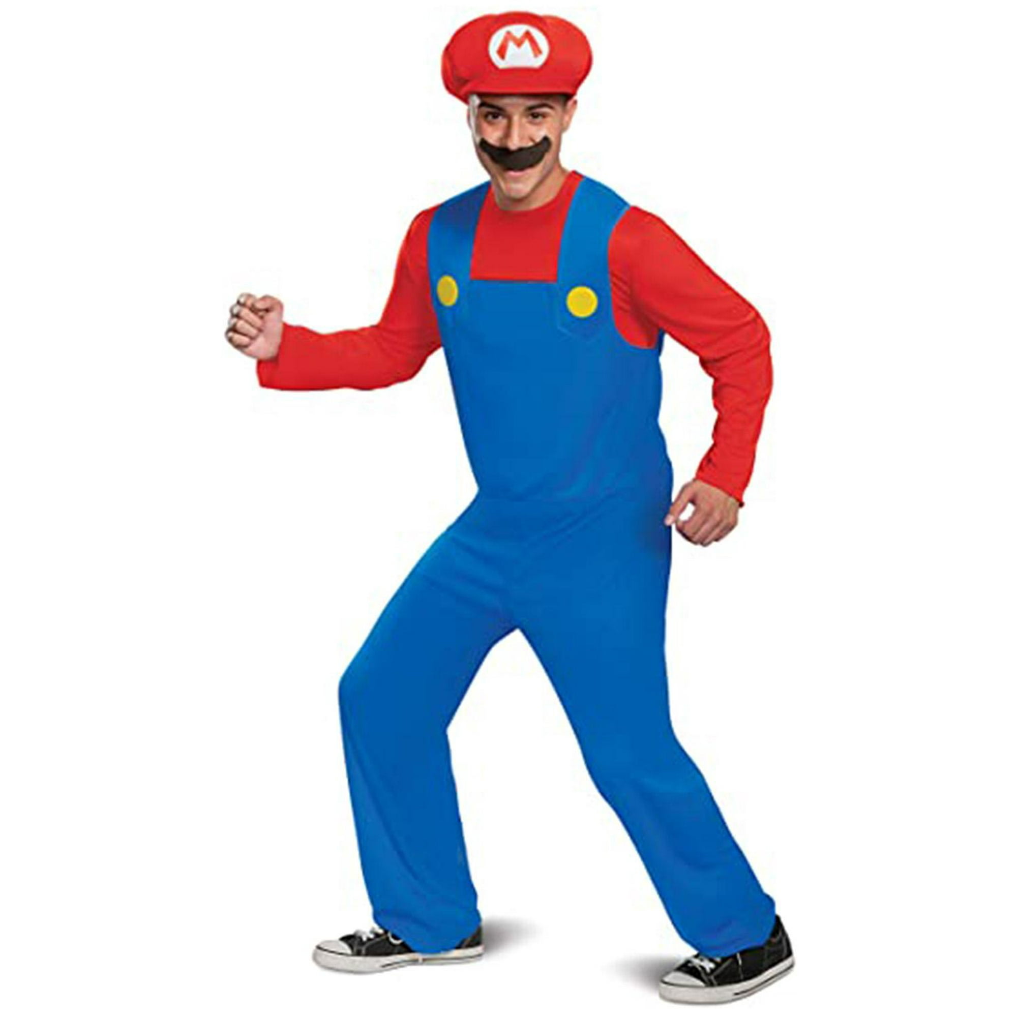 Disguise Disfraz: Mario Bros Mario Classic Mediano Disguise 108459T | Walmart en