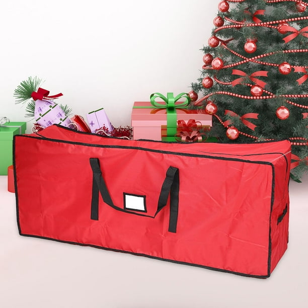 1 Bolsa De Almacenamiento Para Árbol De Navidad, Contenedores De  Almacenamiento Extragrandes Y Resistentes De Color Rojo/verde Con Asas  Reforzadas, Ár