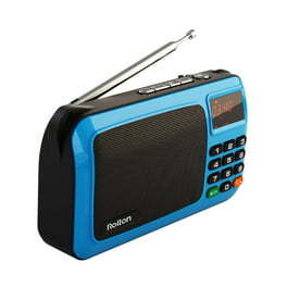 PRUNUS J-328 Radio FM Portatil con grabadora, Radio Portatil Pequeña  Recargable, Mini Radio de Bolsillo con Reproductor de música SD/TF/AUX,  Radio