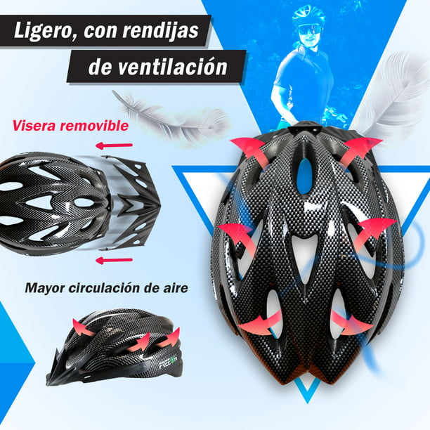 Casco de bicicleta de montaña para adultos, casco de ciclismo MTB con  soporte de cámara y visera desmontable para hombres, mujeres y jóvenes,  ajuste