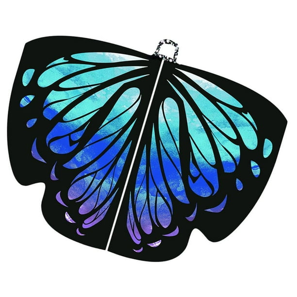  Bokeley Chal de mariposa, accesorio de fiesta, alas de mariposa,  chal de hada, pashmina, bufandas, mujeres, ninfa, duende, disfraz, Púrpura  : Ropa, Zapatos y Joyería
