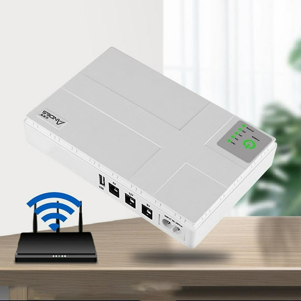 Mini SAI, sistema de alimentación ininterrumpida para el router