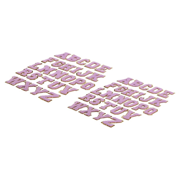  Happy Glorry Letras termo-adhesivas de 104 piezas, letras para  planchar para ropa, parches de letras, letras para planchar para camisetas,  parches de letras para planchar : Arte y Manualidades