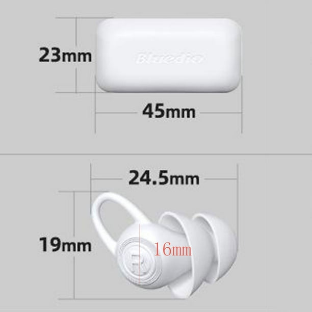 8 pares de tapones reutilizables para los oídos – Tapones para los oídos  para dormir con cancelación de ruido – Tapones de silicona para dormir –