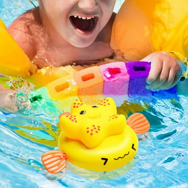 Juguetes de baño para bebé, divertido juguete flotante para bañera de bebé  para edades de 1 a 3 años, juguete de ducha para bebés Animal CUTICAT  juguetes de baño