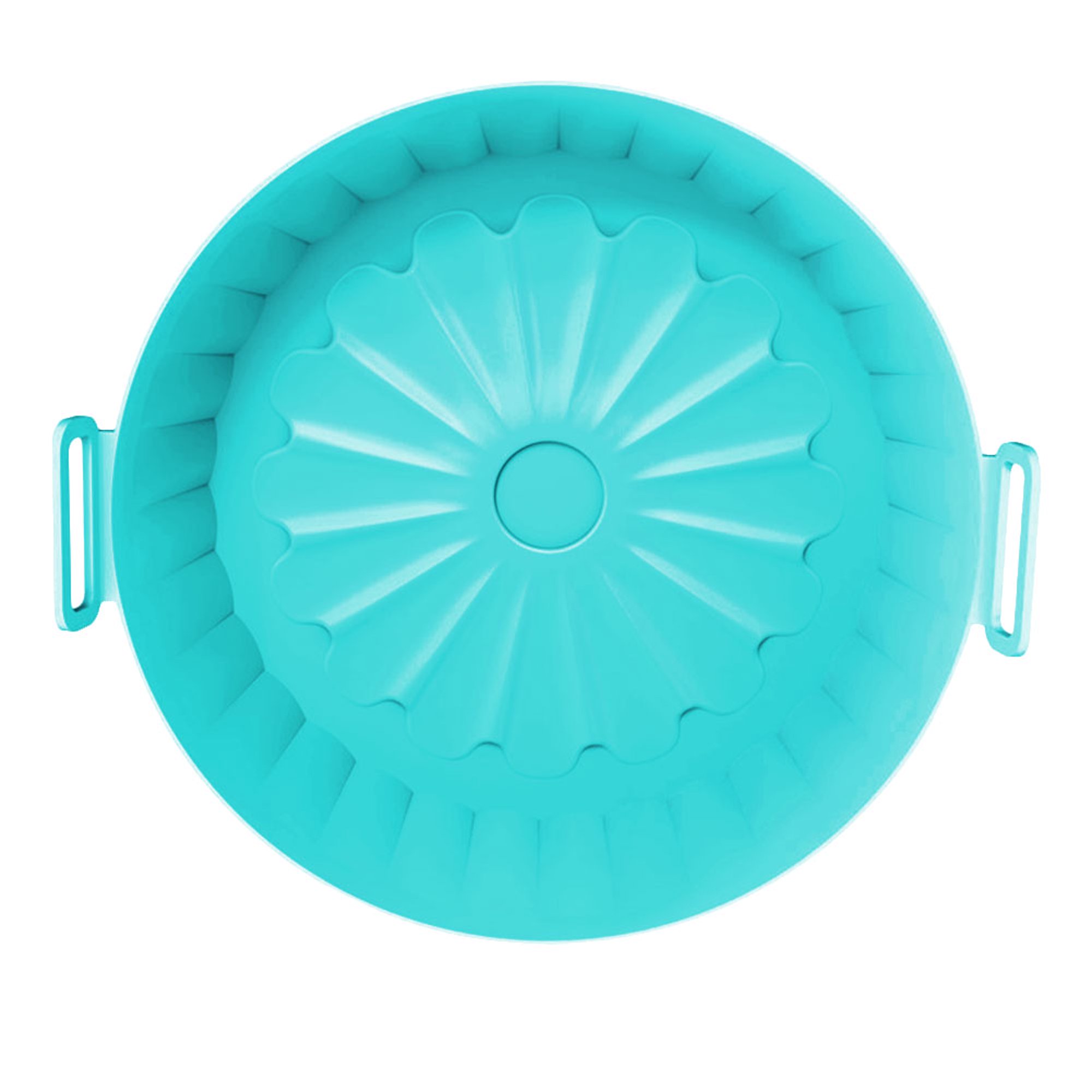 Freidora De Aire Freidora de aire cuadrada de silicona Bandeja para hornear  Horno para utensilios de cocina (Azul) Likrtyny Libre de BPA