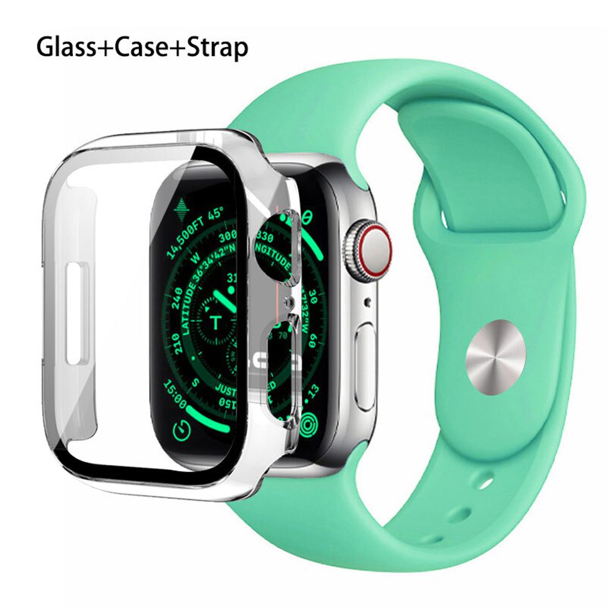 Correa Apple Watch de Acero y Silicona con Funda - Honos