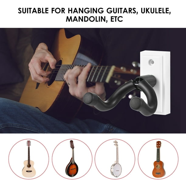 Soporte De Pared Bajo O Guitarra Acustica Electrica Uku