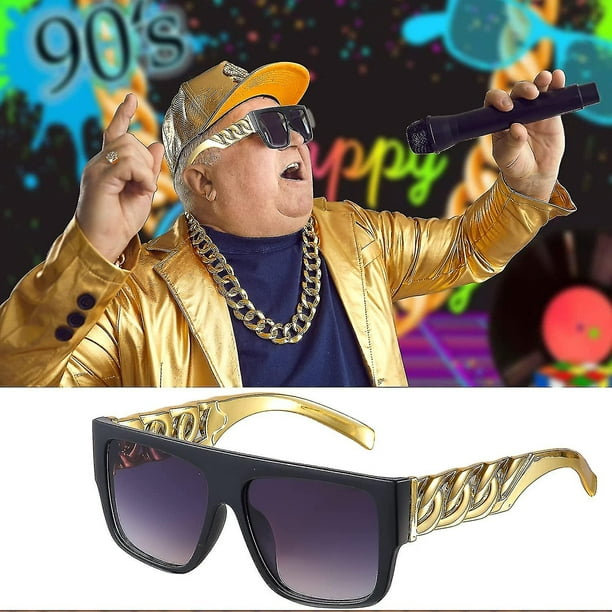 Disfraz Unisex de los 80 Chándal Retro Disfraces de Hip Hop de los 90  Conjunto de Regalos de Fiesta