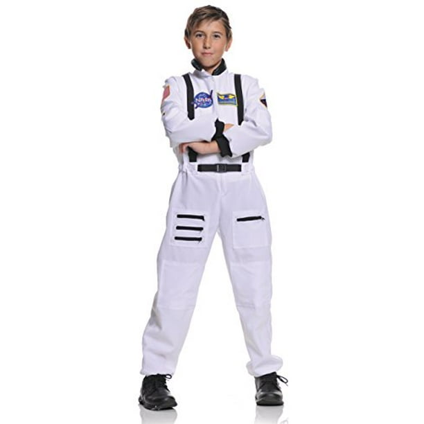 UNDERWRAPS Disfraz de adulto con casco de astronauta blanco