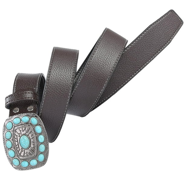 Cinturón de vaquero de estilo vintage, correa de cintura con hebilla ,  accesorios, cuero para mujer para pantalones , Hugo cinturones de cintura