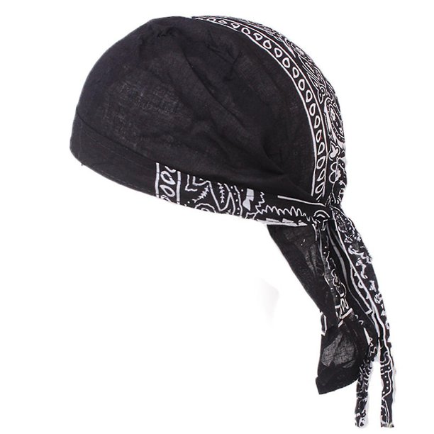 Sombrero pirata de algodón, gorro elástico ajustable para hombre y mujer,  pañuelo para deportes al aire libre, pañuelo para la cabeza de ciclismo  Aespa Afortunado Sencillez