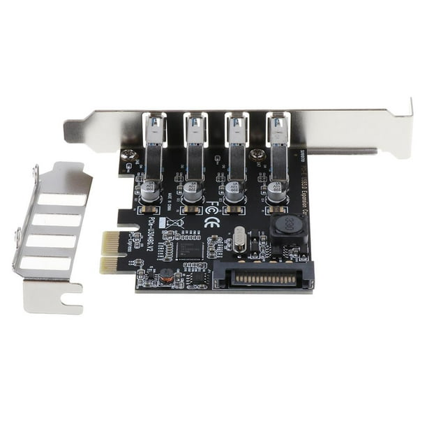Tarjeta de expansión PCIe a USB 3.0, 7 puertos USB (4 puertos USB tipo A y  3 puertos USB tipo C), tarjeta de adición USB PCI Express para PC de