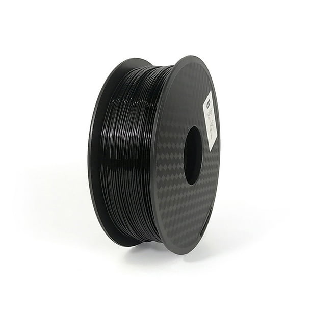 Filamento PLA para impresora 3D, negro