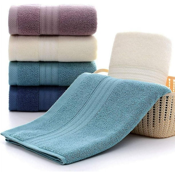 All Design - Juego de 4 toallas pequeñas, 13 x 13 pulgadas, 100% algodón  turco, suaves, absorbentes, para el baño, el cuerpo y la cara, trapos de