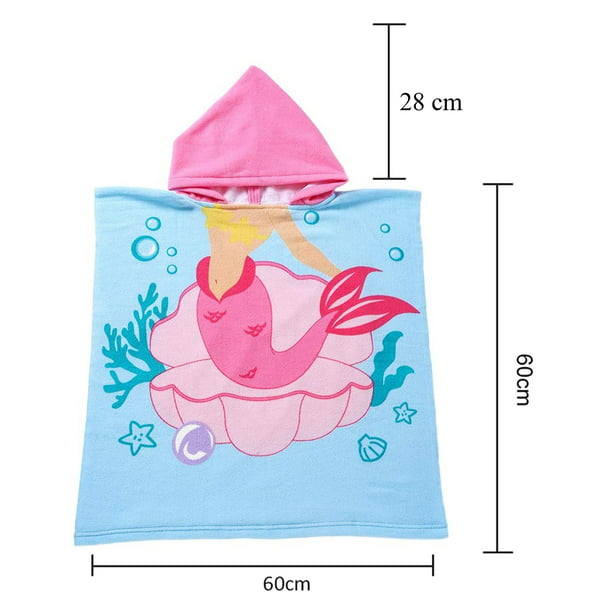 Toallas de baño de animales con capucha para bebé Albornoz de playa de  natación grande ultrasuave, regalos de ducha perfectos para niños pequeños  0-5T Adepaton LRWJ147-3