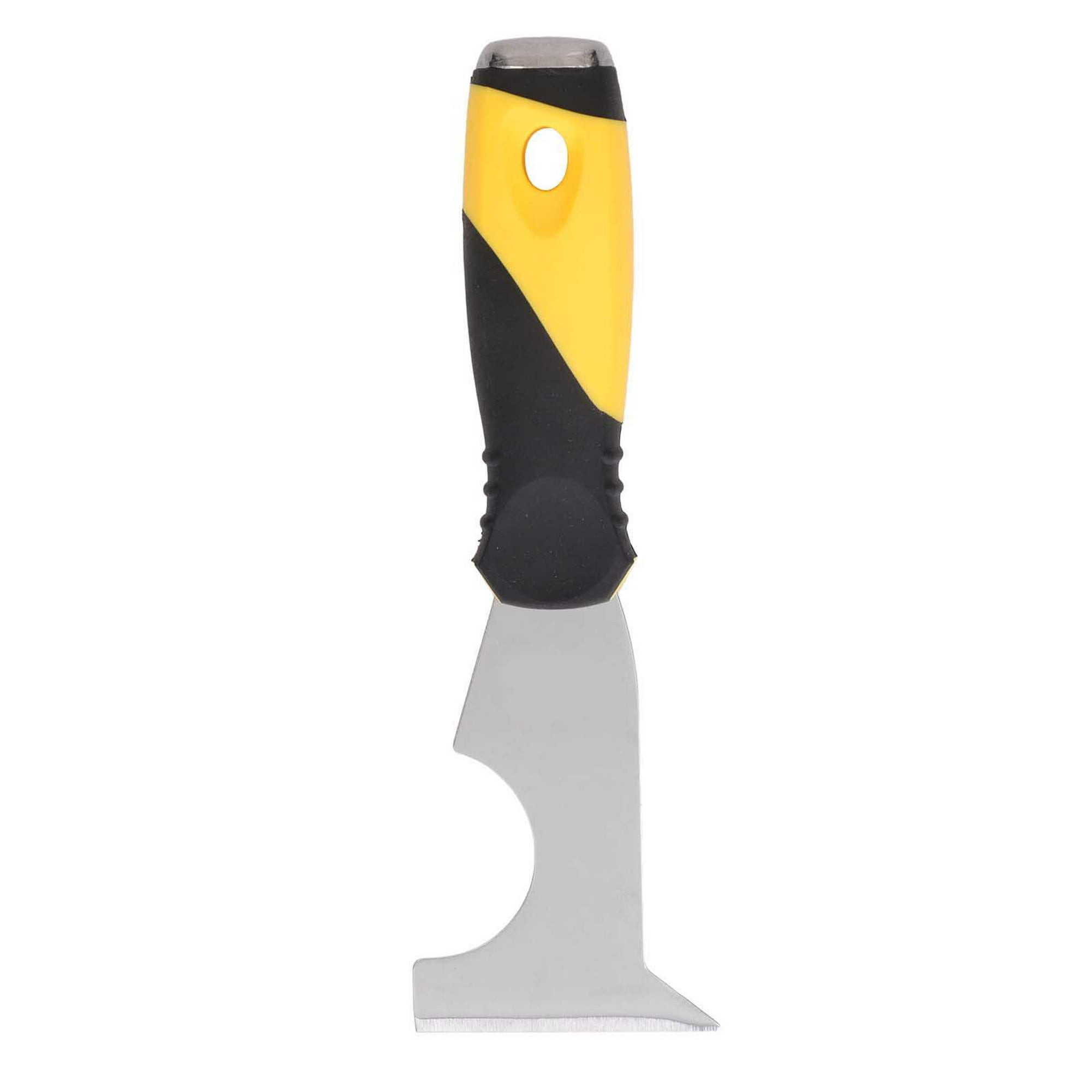 Bettomshin 1 espátula de masilla, cuchillo de acero al carbono de 5  pulgadas con mango de madera, juego de herramientas para masilla, raspador  de
