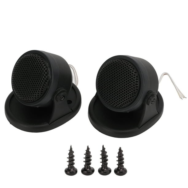 Altavoz para automóvil, tweeter de cúpula negra 5-20KHz de 101dB para  sistema de audio,Tweeter de cúpula Mini Tweeter Altavoz de coche Altavoces  de audio Altavoz de coche Amplificador de coche Higoodz Piezas