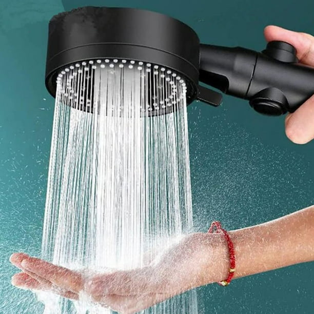 ducha del baño G1/2 de plástico Alcachofa de ducha Set C10 serie con negro  , blanco , plata colores para casa usar , incluido de plástico lluvia  Alcachofa de ducha , Manguera