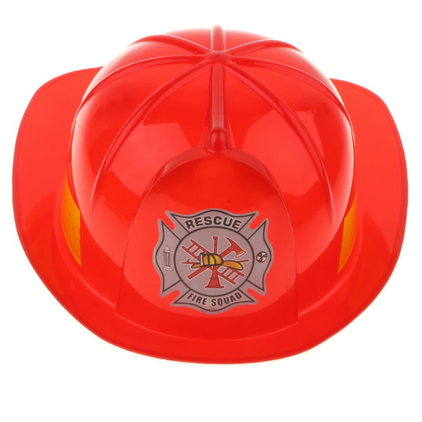  Juguete de bombero de simulación para niños, casco de seguridad  jefe, bombero, gorra de sombrero, suministro de juguetes para niños :  Juguetes y Juegos