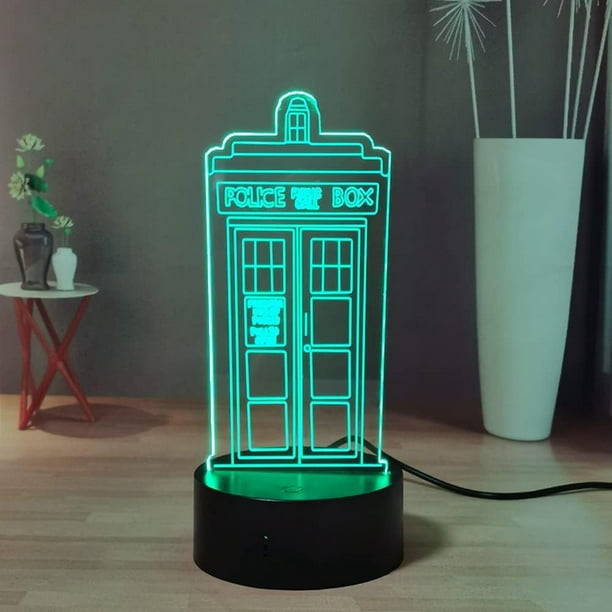 1 Pieza Lampara Nocturna De Cristal De 7 Colores Con Luz Cálida Para Crear  Ambiente En El Dormitorio De Niña, Lámpara De Escritorio Led Transparente, Moda de Mujer