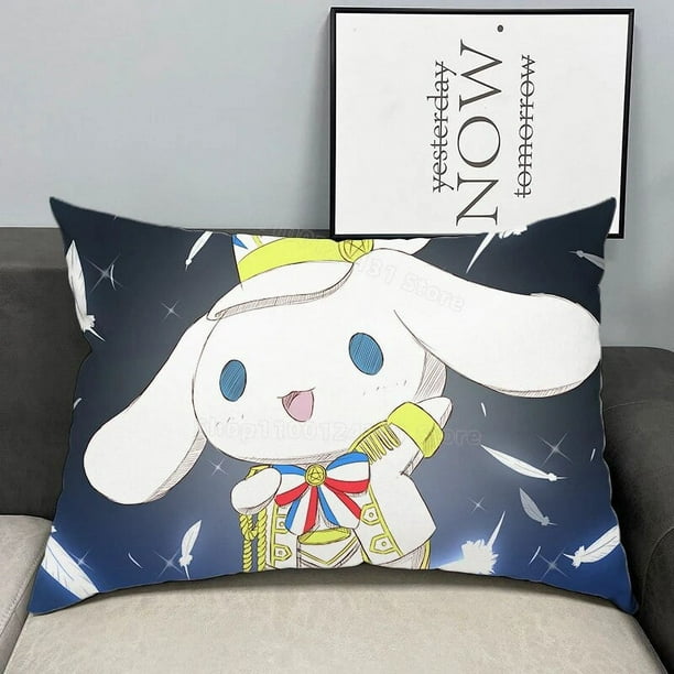 Cinnamoroll-funda de almohada decorativa, 30x50, 40x60, Anime Sanrio,  Bonita, para decoración del hogar, habitación, novedad