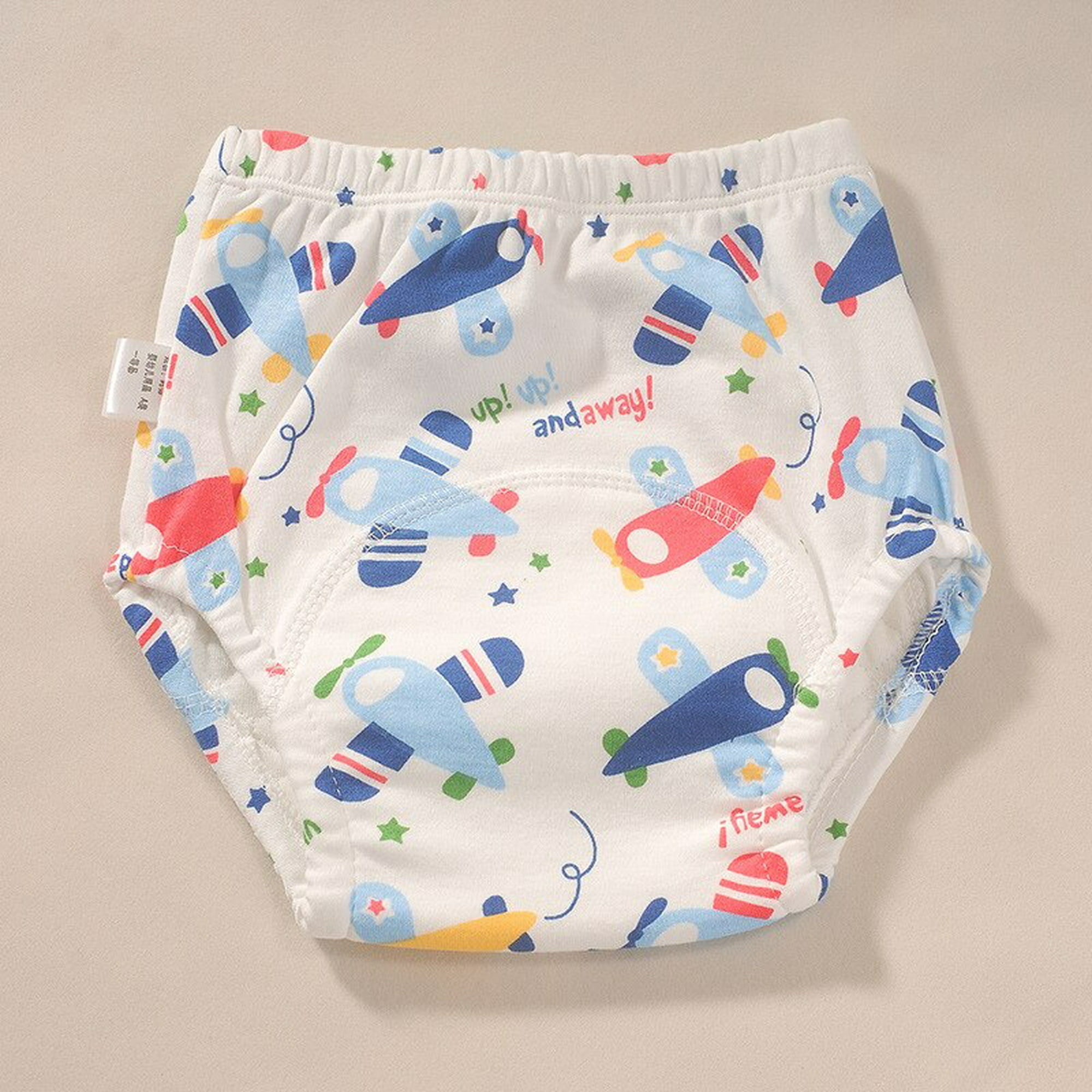 Pantalones de entrenamiento para recién nacidos Pantalones cortos De color  sólido Ropa interior lavable BEBÉ Niño Niña Pañales de tela Pañales pañales  reutilizables Bragas para bebés