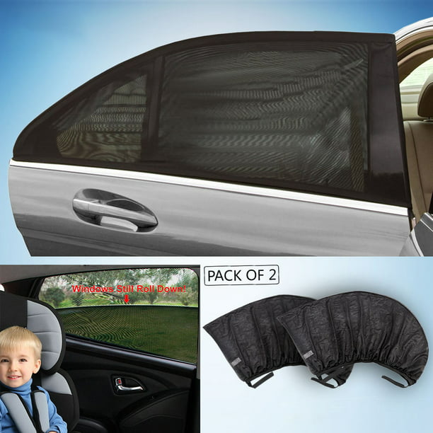 4 Pack verano protección UV coche delantero trasero parasol de ventana