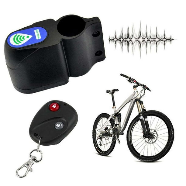 Wosthever Bloqueo de alarma para bicicleta, bloqueo de alarma de seguridad  antirrobo para bicicleta, alerta de sonido con dispositivos de alarma  Ciclismo