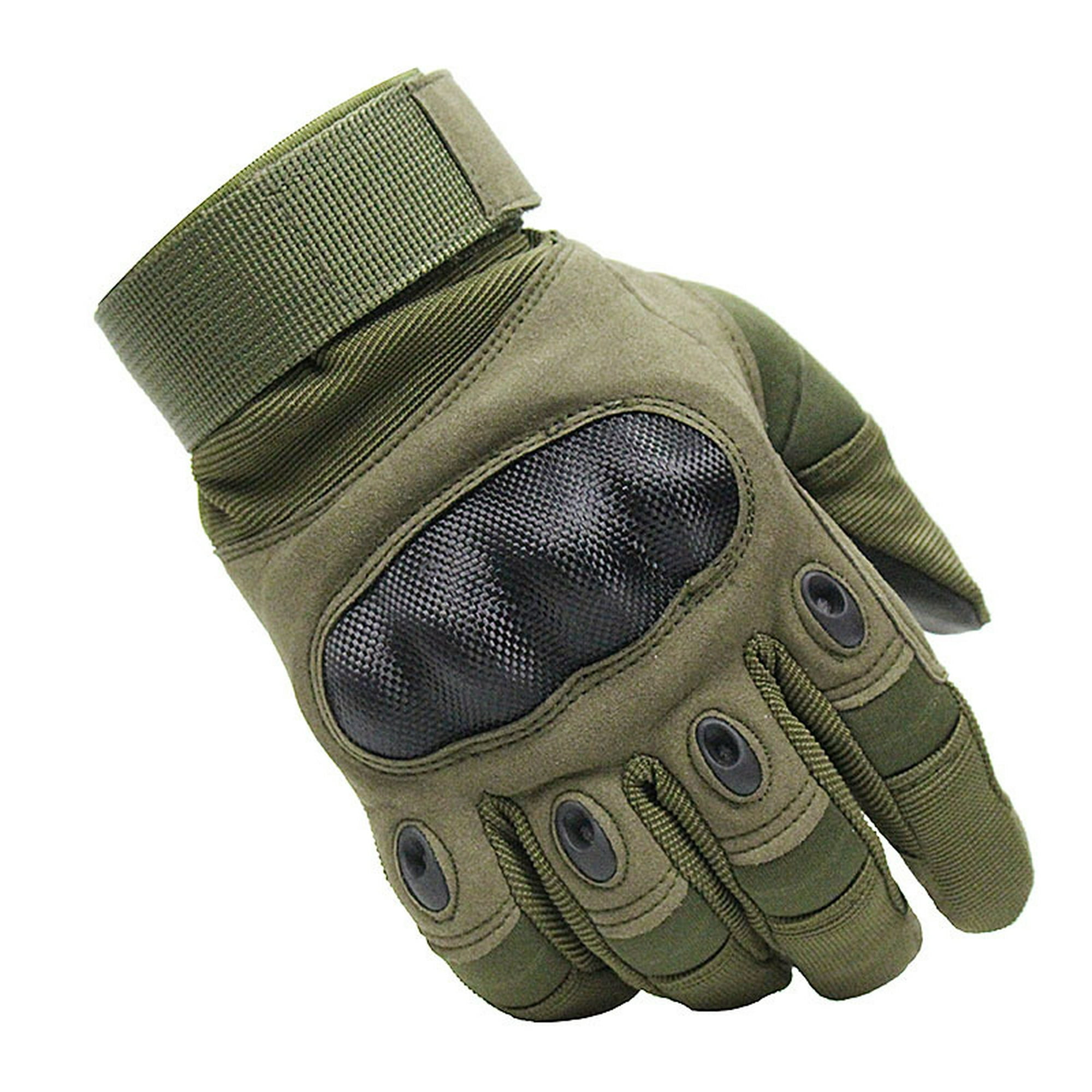 Guantes Tacticos Militar Moto Nudillos Duros Dedo Completo