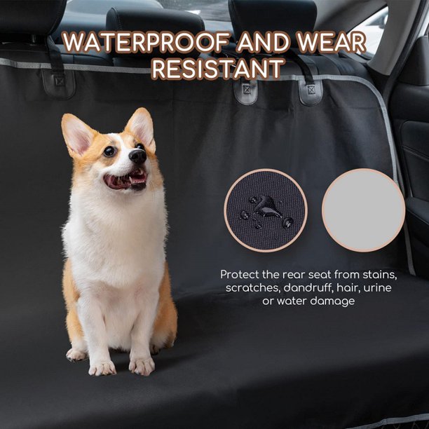 Fundas de coche para perros, protector de asiento trasero de coche, hamaca  de perro impermeable para asiento trasero para coches y SUV TUNC Sencillez