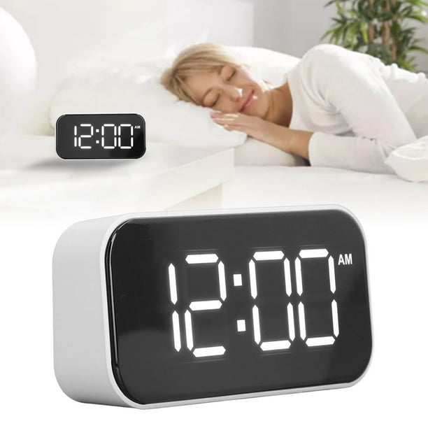 Compra Reloj Despertador Digital - Diseño Futurista - Espejo LED - Blanco -  Cinemascape - Newgate al por mayor