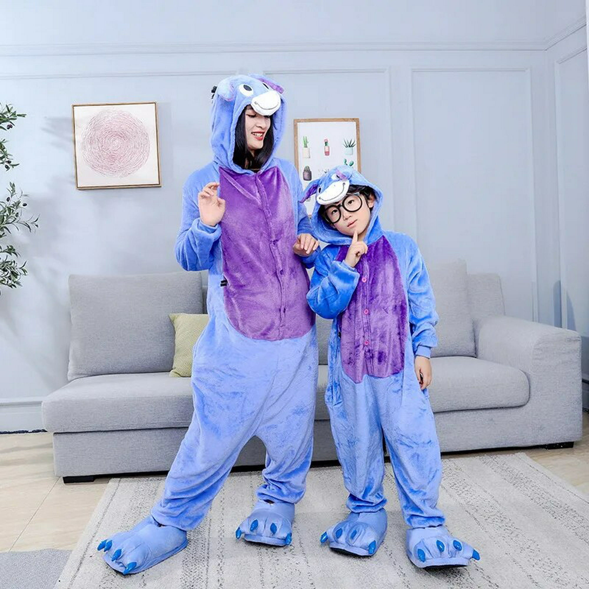 Pijama Stitch Azul para Niños - Traje de Lilo y Stitch