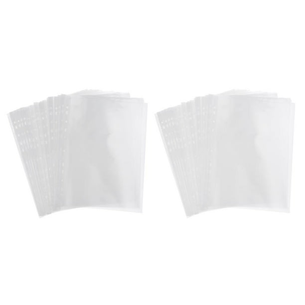 Bolsas de plástico transparente A6 – 100 sobres – Fundas para tarjetas y  sobres de 4 x 6 pulgadas o A6