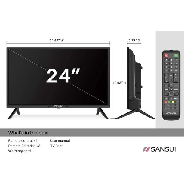 Tv 24 Pulgadas Sansui Smart TV HD Led SMX24T1HN