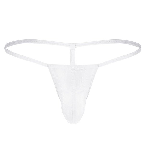 Mens Transparent Thongs and G Strings Men Gay Panty With Penis Sissy Panties  Underwear See Through L Gong Bohan LED