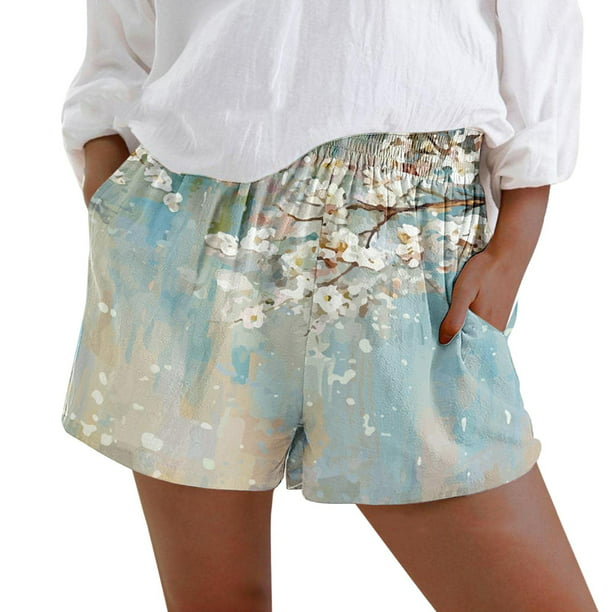 Pantalones para mujer Pantalones de entrenamiento de con cintura elástica verano Cóm Pompotops ulkah936922 | Walmart en línea