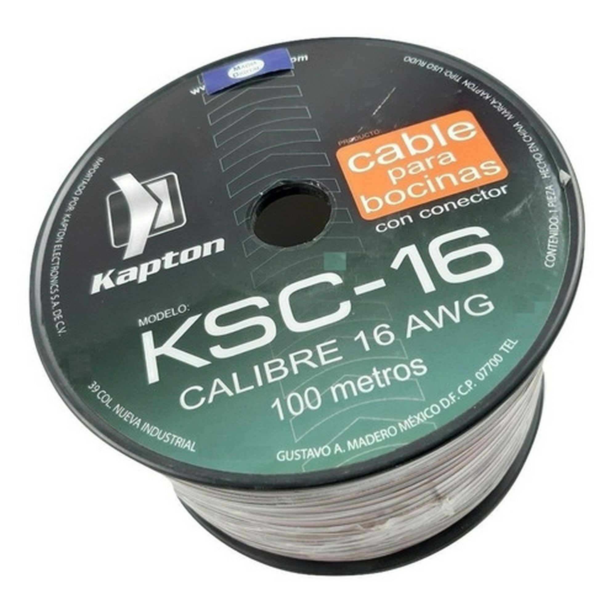 Cable para Bocinas Steren Polarizado Calibre 18 AWG 10 m