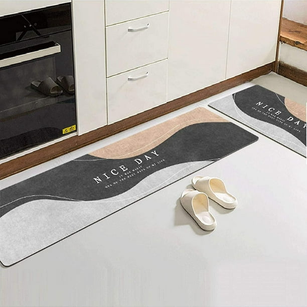  Tapete de cocina para piso, tapete de cocina, 2 piezas
