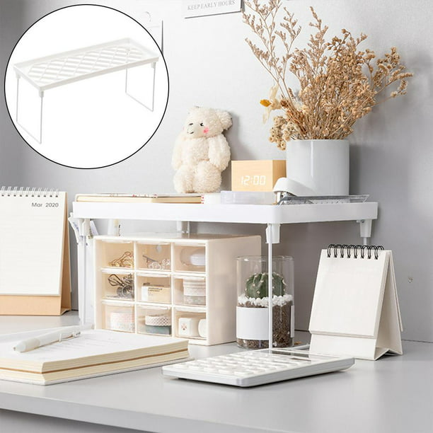1 pieza Organizador escritorio almacenamiento simple blanco escritorio para  cuarto de baño, Mode de Mujer