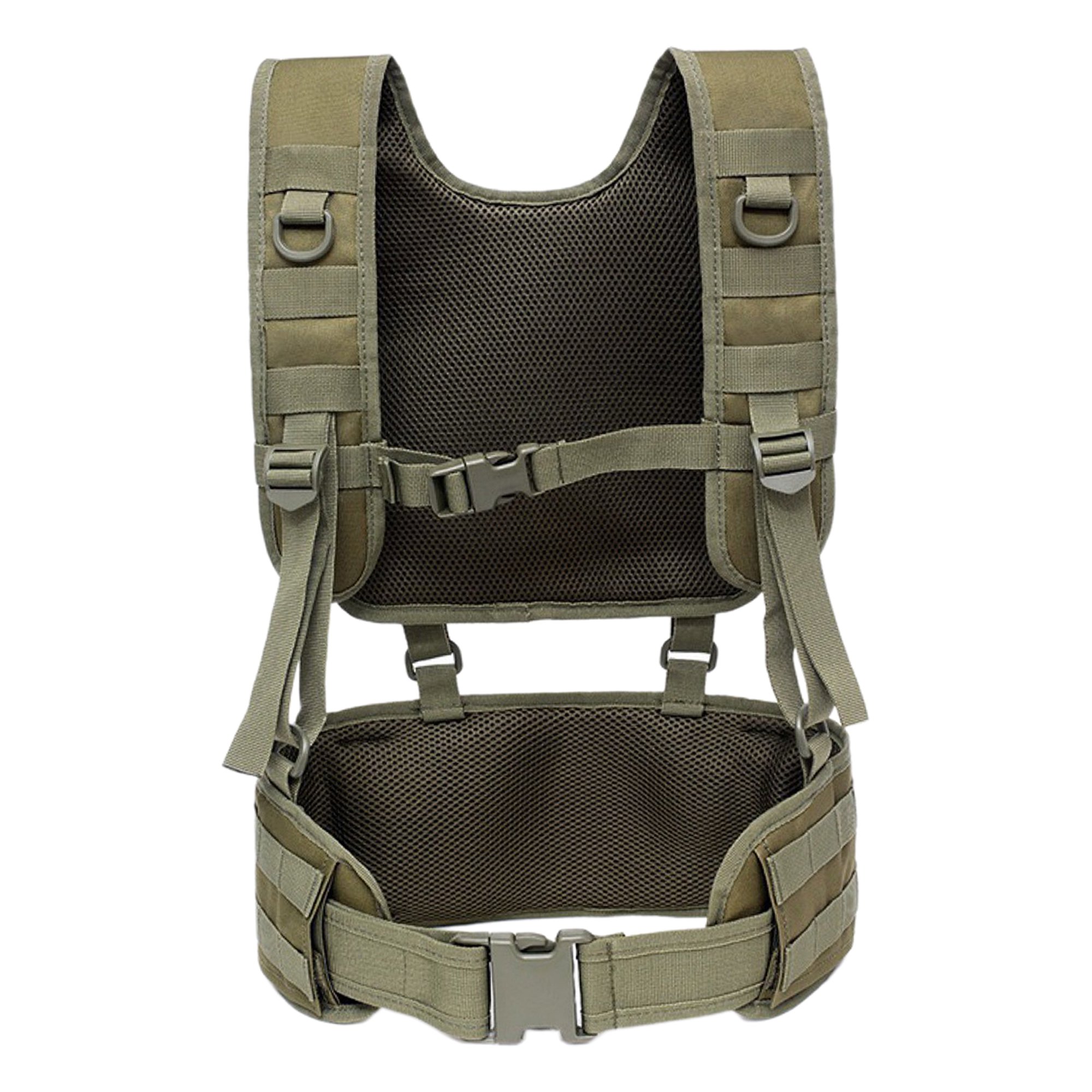 Funda de chaleco táctico para hombre, transpirable, militar, Molle, ,  senderismo, entrenamiento Verde Zulema Chaleco para juegos al aire libre