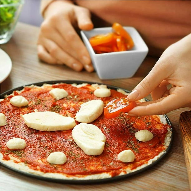 Bandeja para Pizzas antiadherente con borde 33 cm.