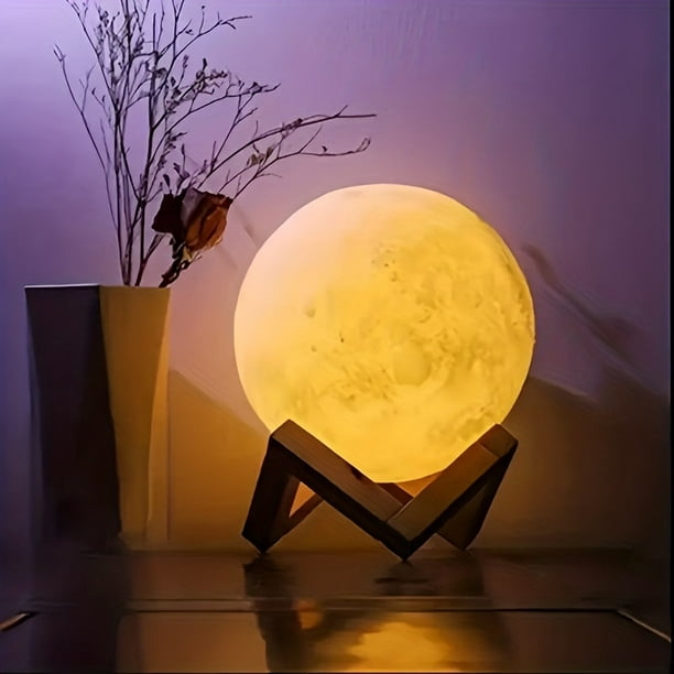 Lámpara LED con forma de luna