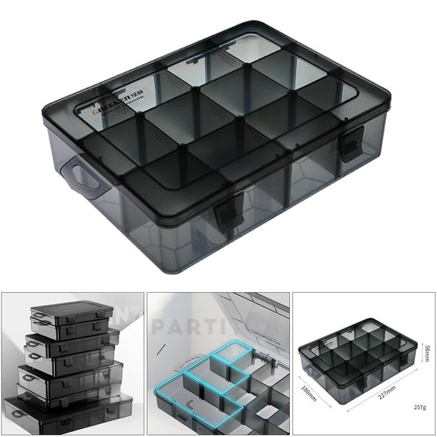 Caja de almacenamiento de tornillos de plástico Caja de organizador L  Sunnimix Contenedor de almacenamiento